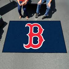 fanmats boston red sox navy 5 ft x 8