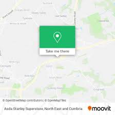 how to get to asda stanley super