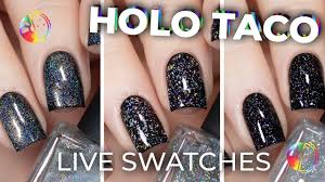 holo taco launch collection swatches