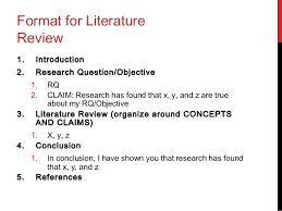 A Literature Review Step   Review APA 