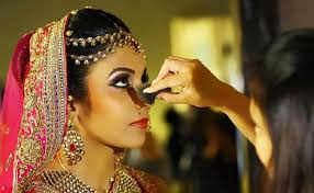 procedure to do wedding makeup at