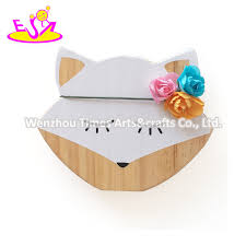 china new arrival fox shape wooden kids