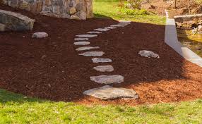 Curved Stepping Stone Path