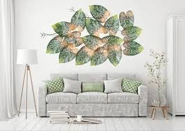 Green Iron Metal Wall Art For Decoration