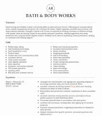 bath & body works resume example sales