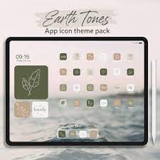 Ipad Aesthetic App Icons Pack Earth