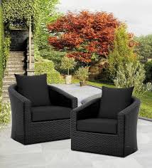 Buy Bistro Outdoor Wicker Sofa Set In