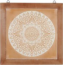 Brown Base Wooden Wall Art For Home