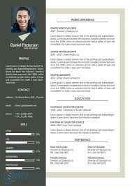 Almost every sector needs developer's support in these days. Web Developer Resume Custom Resume Cv Templates Word