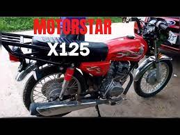 my new motorstar star x 125 motorcycle