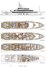 alfa nero layout plan luxury yacht