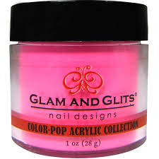 glam and glits acrylic powder polka