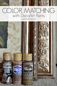 Color Matching With Decoart Paints A