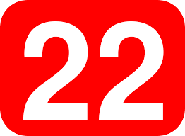 22, a song by gavin james from the album bitter pill, 2015. File 22 White Red Rounded Rectangle Svg Wikimedia Commons