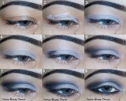 grey eye makeup step by step tutorial
