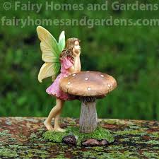 Woodland Knoll Mushroom Fairy Miniature