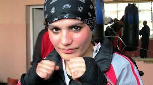 17-year-old Sadaf Rahimi was given a wild card to compete in the 2012 Olympic Games in London. - 120403091616-afghan-boxer-1-story-top