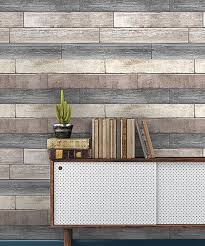 Reclaimed Wood Plank Wallpaper