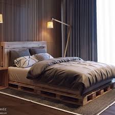 Pallet Bed The Queen Size Includes Headboard And Platform