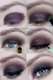 step by step tutorial of this gorgeous dark smoky eye and black winged eyeliner with beauty