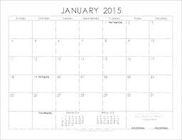 Printable 2015 Monthly Calendar Template Vpnservice Info