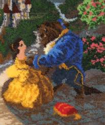 Mcg Textiles Beauty And The Beast Latch Hook Rug Kit 21 By