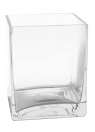 Hometrends Square Glass Vase