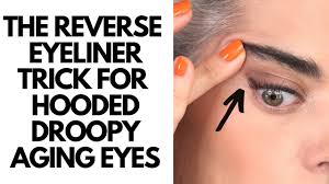 the reverse eyeliner trick for hooded