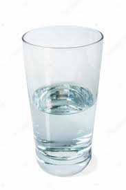 Half Full Glass Of Water Stock Photo By
