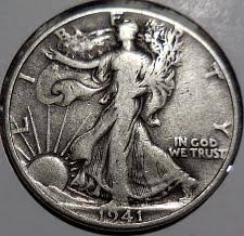 1941 Walking Liberty Half Dollar Coin Value Prices Photos