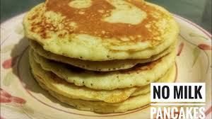 pancakes without milk pancake recipe