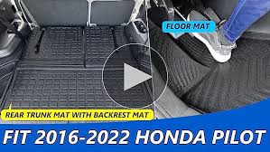 cargo mat with backrest mat floor mat