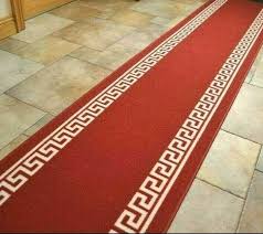 red carpet stair runner rug greek key