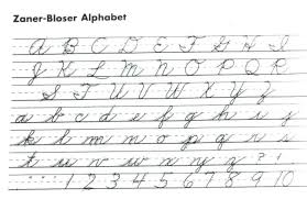 Zaner Bloser Alphabet Handwriting Worksheets Alphabet