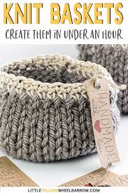 Here i'll go over all the very basic knitting technique you'll need to know. Free Diy Basket Pattern You Can Knit Up In A Flash Loom Knitting Knit Basket Knitting Projects