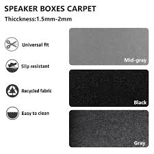 speaker box carpet sub woofer felt