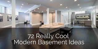 72 really cool modern basement ideas