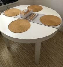 Der tisch kann entweder um eine oder um zwei. Esstisch Rund Ikea