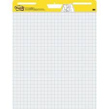 Post It 560 Easel Pad Self Stick Faint Grid 30 Sheets 25 X 30 2 Ct We Flip Chart Pad