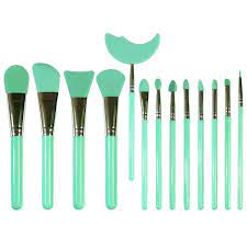 13 pack silicone makeup brush set