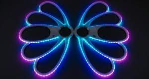 led fans glow and flow fans for dance