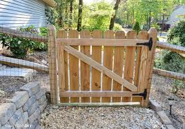 Building Wooden Fence Gate