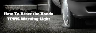 honda tire warning light