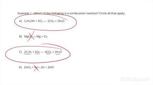 How To Identify A Combustion Reaction