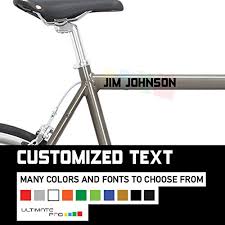We print the highest quality custom bike stickers on the internet. Custom Decal Stickers For Bicycle Or Mountain Bike Buy Online In United Arab Emirates At Desertcart Ae Productid 37448777