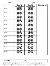 Smiley Face Reward Chart Worksheets Teaching Resources Tpt