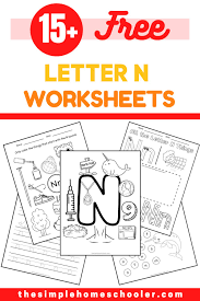 letter n printables free easy print