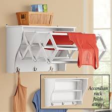 Accordion Wall Mounted Drying Rack With