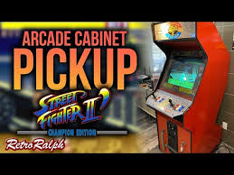 arcade cabinet pickup street fighter