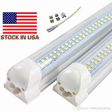 Stock In Us 8ft T8 Led Tube 72w Integrated 8 Foot Led Shop Light Fixture For Garage Warehouse Workshop Barn Ceiling Light Led Tube Replacement Led Tube Dmx From Sunwaylighting 288 71 Dhgate Com